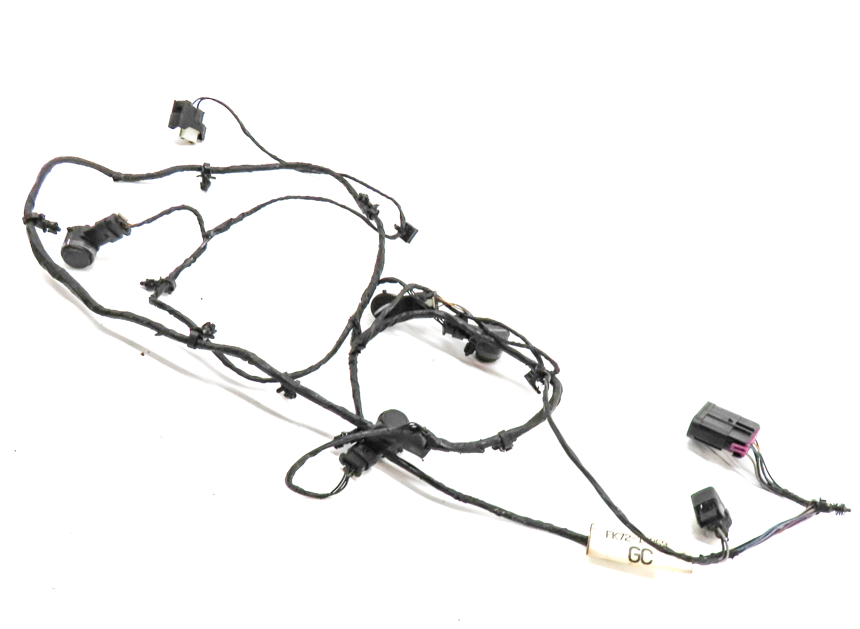 16 DISCOVERY SPORT L550 FRONT PARK ASSIST PDC DISTANCE CONTROL SENSOR SET/4 — exact item pictured